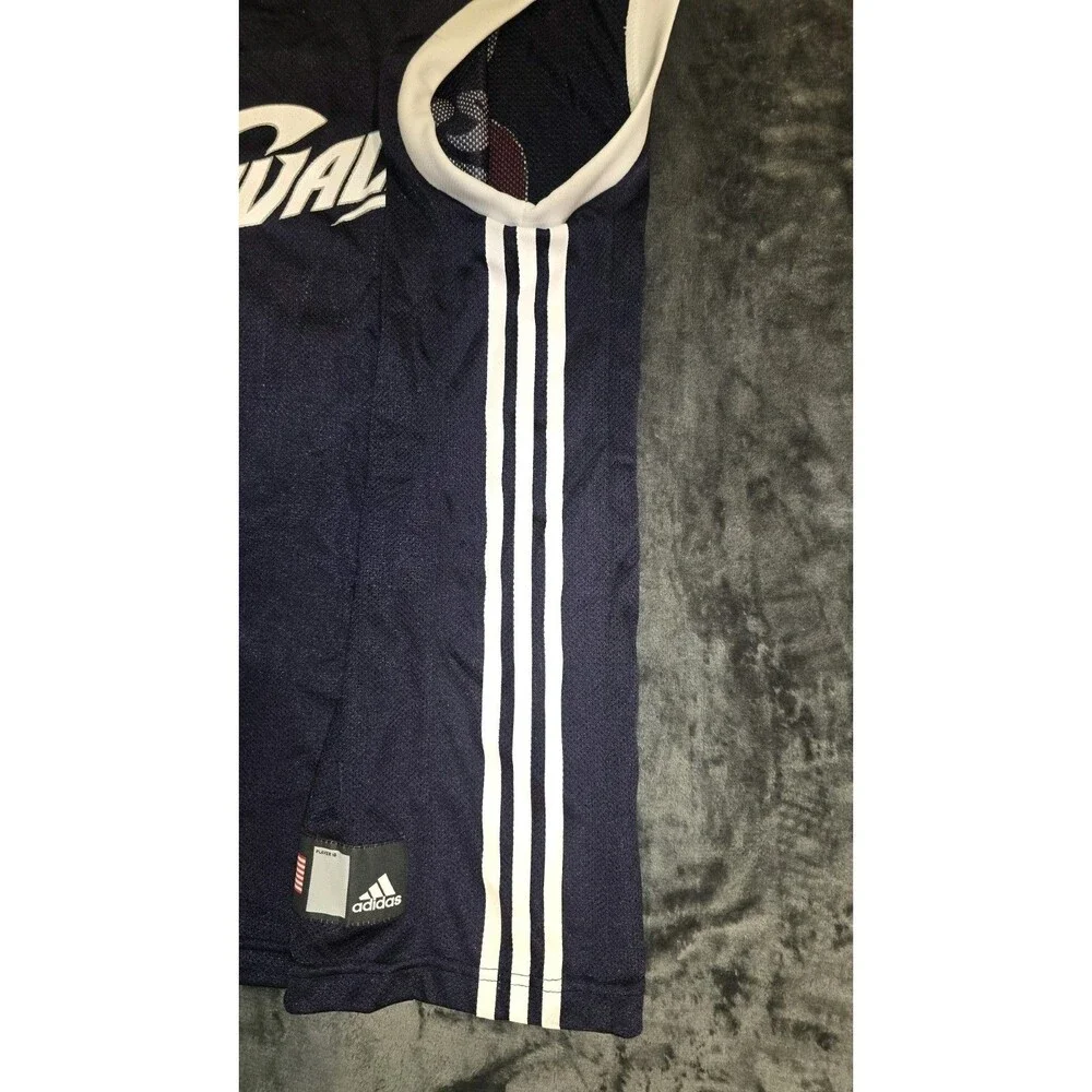 Adidas Lebron James Cavaliers Navy and White NBA Basketball Jersey Mens S #23